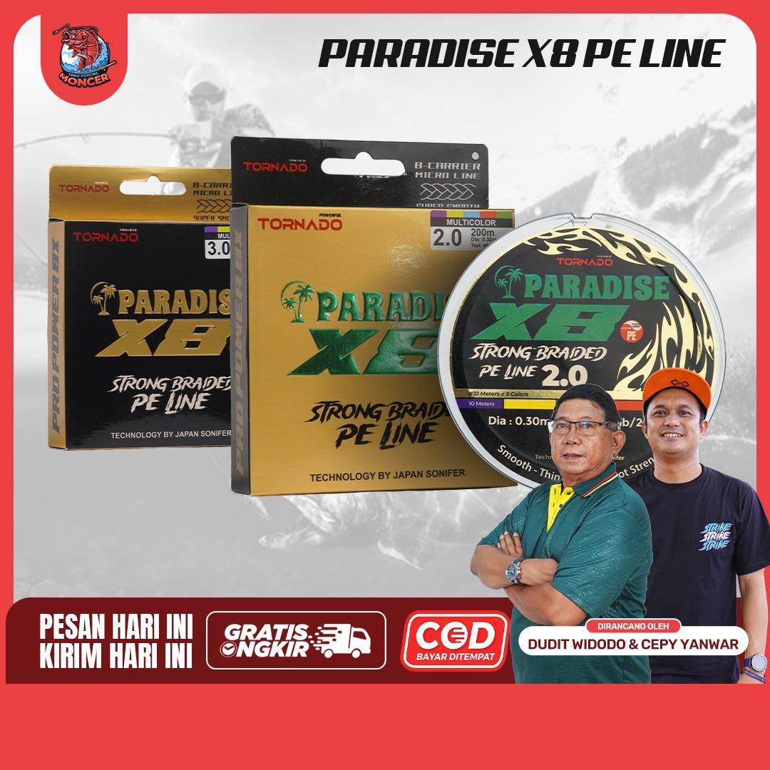 Senar Pe Paradise X8 Multicolour 100M-300M