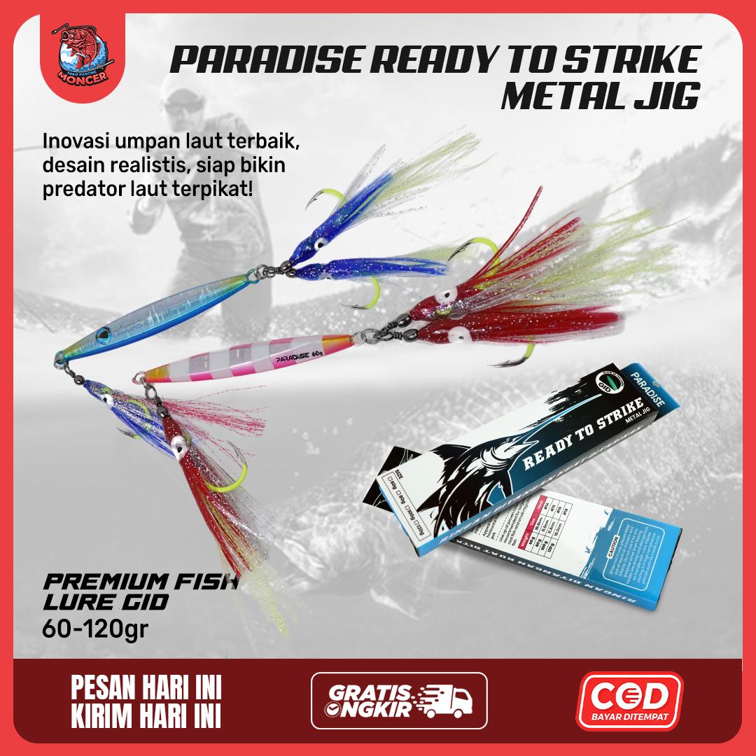 Paradise Ready To Strike Metal Jig Cumi 60G-120G