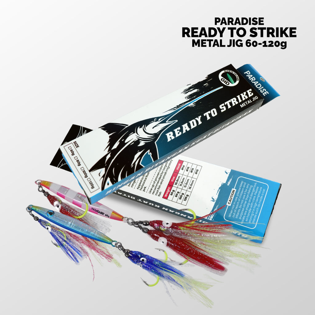 Paradise Ready To Strike Metal Jig Cumi 60G-120G